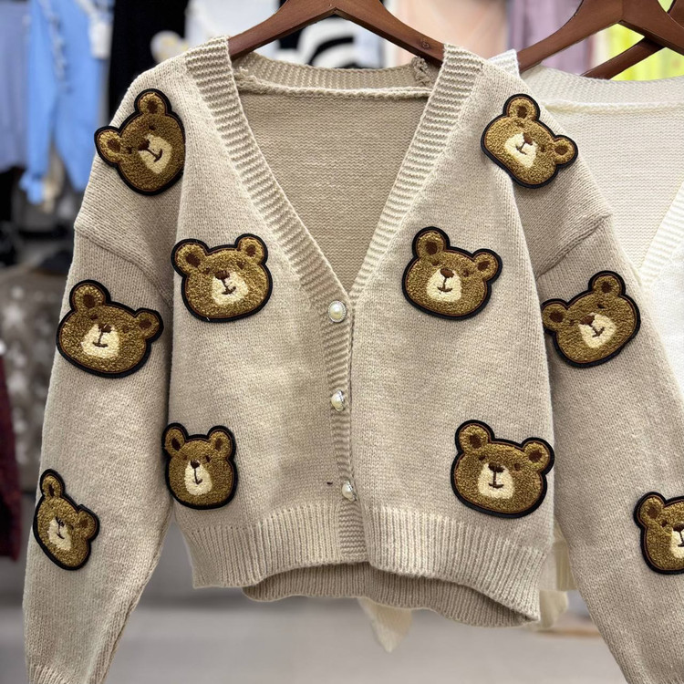 کاردیگن پینترستی بافت گرم بالا کیفیت عالی طرح تدی وارداتی