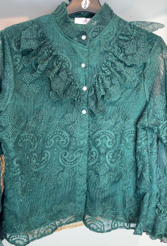 شومیز مجلسی گیپور کیفیت عالی ترند ۲۰۲۶ وارداتی برند Mia Fashion
