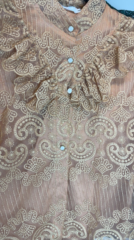 شومیز مجلسی گیپور کیفیت عالی ترند ۲۰۲۶ وارداتی برند Mia Fashion