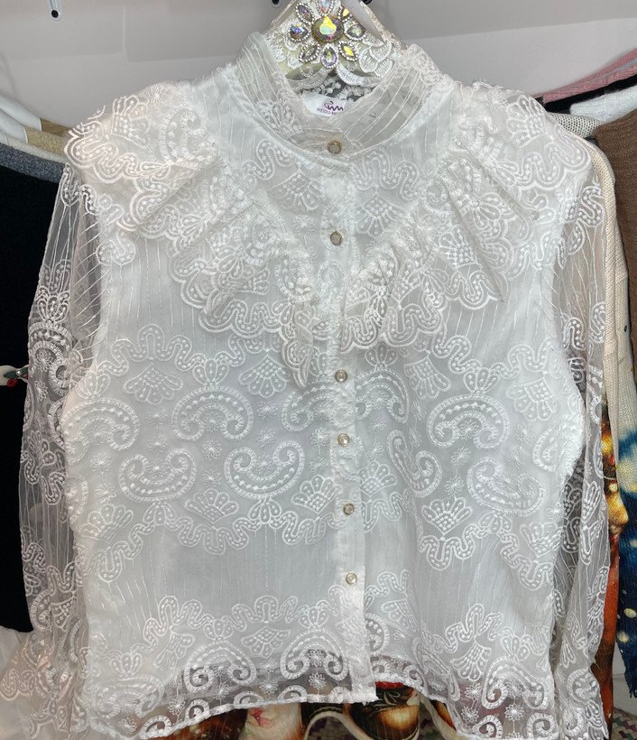 شومیز مجلسی گیپور کیفیت عالی ترند ۲۰۲۶ وارداتی برند Mia Fashion