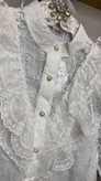 شومیز مجلسی گیپور ترند ۲۰۲۶ برند Mia Fashion وارداتی