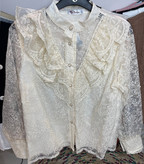شومیز مجلسی گیپور ترند ۲۰۲۶ برند Mia Fashion وارداتی