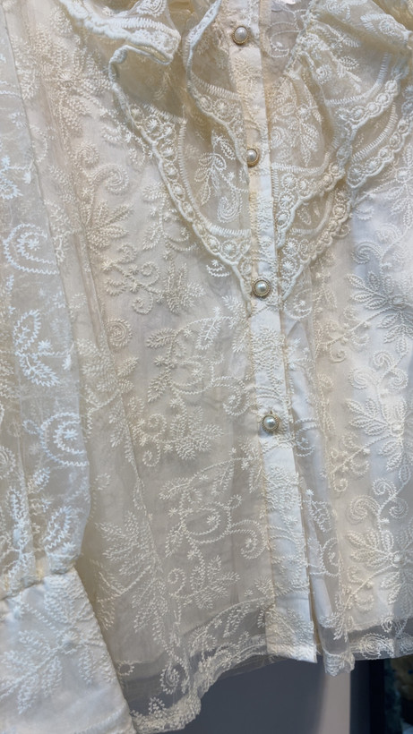 شومیز مجلسی گیپور ترند ۲۰۲۶ برند Mia Fashion وارداتی