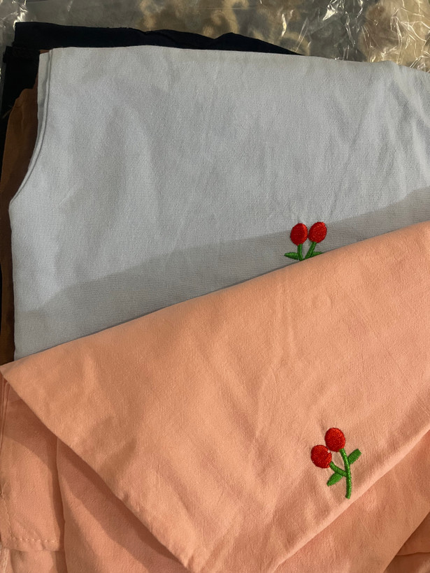 شومیز لنین گلدوزی طرح گیلاس
