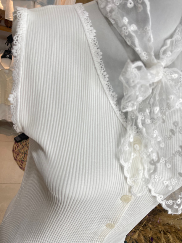 تاپ دخترونه جنس نخ کریستال ترند ۲۰۲۶ وارداتی