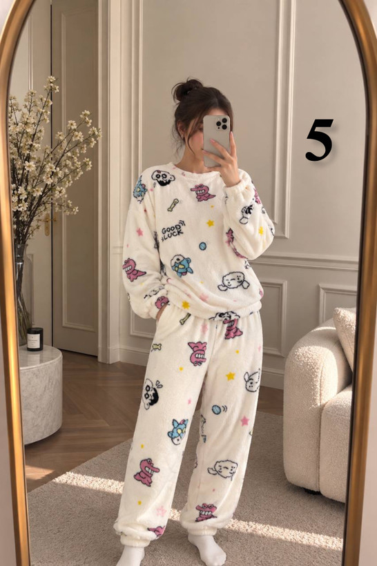 ست راحتی تدی حوله ای پینترستی نرم ولطیف وارداتی